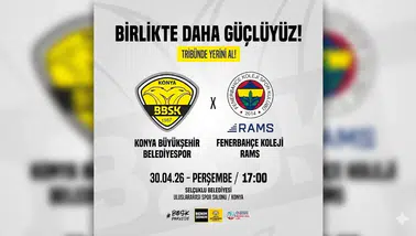 Konya’da Play-Off Heyecanı: Rakip Fenerbahçe Koleji Rams
