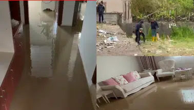 Yağışta Duvarları Delerek Çözüm Aradılar