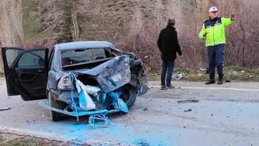 Kovalamaca Kazayla Sonuçlandı: Ekip Aracı Hasar Aldı