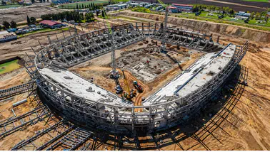 Kahramanmaraş’a Yeni Stadyumda Çalışmalar Hızlandı