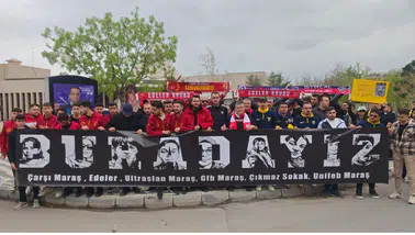 Kahramanmaraş’ta Taraftar Grupları Tek Yürek Oldu