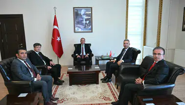 Rektör Okumuş’tan Kaymakam Sarıdoğan’a Ziyaret