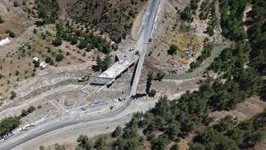 Kahramanmaraş'ta yeni köprü çalışmaları hızla ilerliyor!