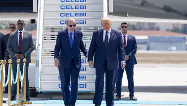 Cumhurbaşkanı Erdoğan, Trump'ı Ankara'da Karşıladı