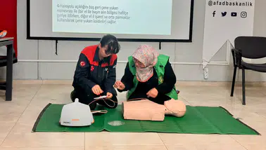 AFAD'dan İlk Yardım Eğitimi