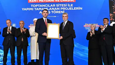 Kahramanmaraş'ta Türkiye'nin ilk Yeşil Ruhsatı'nın sahibi Karbon Yutak Alanı açıldı