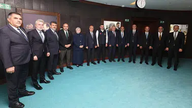 Kahramanmaraş heyetinden Bakan Çiftçi'ye ziyaret