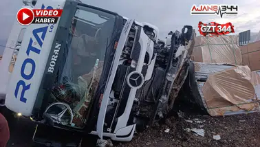 Nurdağı Otoyolunda Tır Kazası