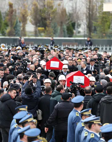 ASELSAN şehitleri Ankara'da son yolculuğuna uğurlandı