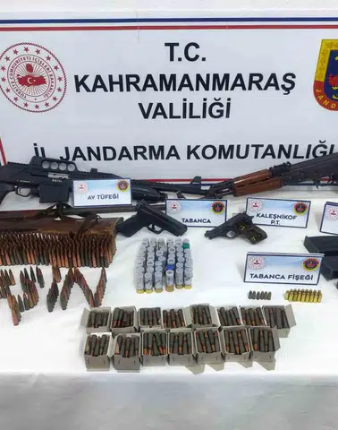 Afşin'de Jandarma Operasyonu: Silah ve Mühimmat Ele Geçirildi