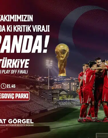 Kahramanmaraş’ta Dev Ekranda Milli Heyecan Başlıyor