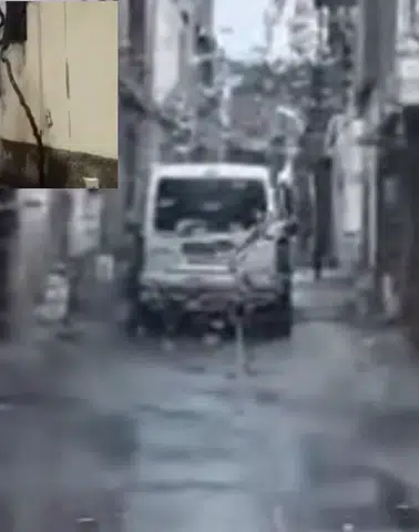 Bu Sokakta Ne Oldu? Sürücü Çaresiz Kaldı