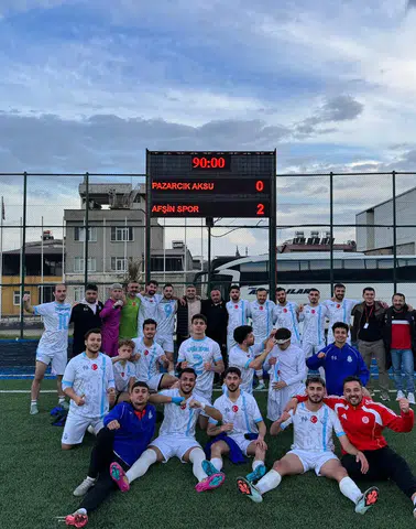 Afşinspor Play-Off’ta Pazarcık Aksuspor Maçını Kazanarak Avantaj Elde Etti