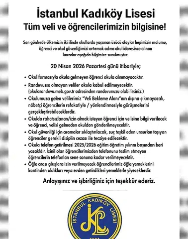 Lisede Güvenlik Kuralları Yeniden Düzenlendi