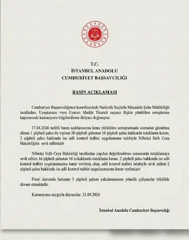 İstanbul’da Operasyon: 16 Kişi Tutuklandı