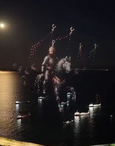 Yenikapı’da 1453 Dronla Görkemli Fetih Şöleni