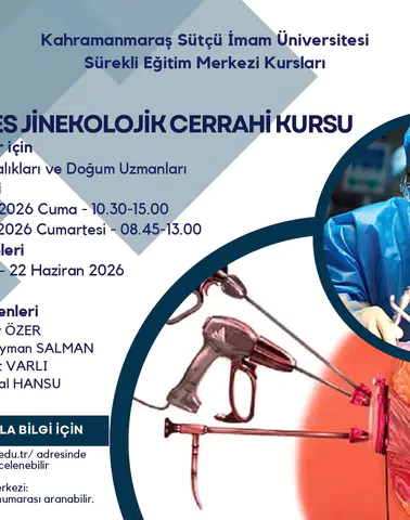 Kahramanmaraş’ta vNOTES Cerrahisi Eğitimi