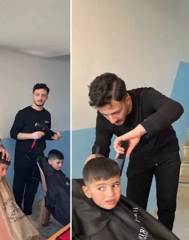Köy Okullarında Bayram Tıraşı Sevinci
