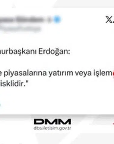 DMM'den Sermaye Piyasalarıyla İlgili Önemli Açıklama!