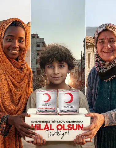 Türk Kızılay’dan Tatilde Kurban Bağışı Kolaylığı