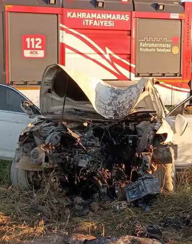 Kahramanmaraş’ta Otomobil Kazası: 1 Yaralı