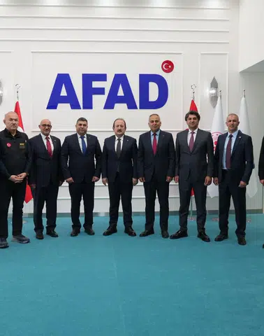Filistin Sivil Savunma Heyetinden AFAD’a Ziyaret