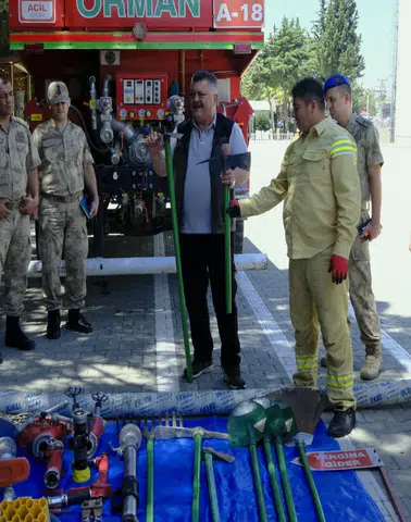 Orman Yangınlarıyla Mücadelede Jandarmaya Eğitim Desteği