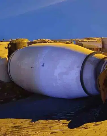 Kahramanmaraş'ta Beton Mikseri Devrildi: 1 Yaralı