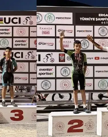 Kahramanmaraşlı Bisikletçi Türkiye Üçüncüsü Oldu!