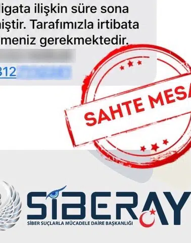 SİBERAY'dan sahte icra ve e-tebligat mesajlarına karşı kritik uyarı