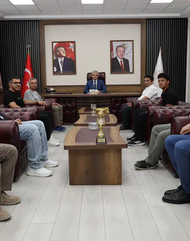 Türkiye İkincisi Sporculardan Turan Akpınar'a Ziyaret