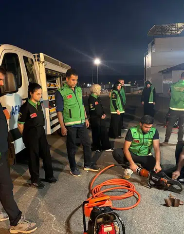 AFAD'dan Sancaktar Ekibine Enkaz Eğitimi