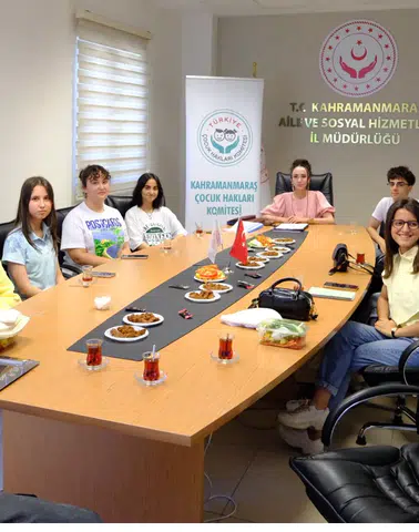 Kahramanmaraş'ta Çocuk Hakları Komitesi Yeni Üyeleriyle Buluştu