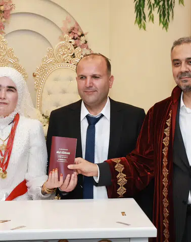 Başkan Toptaş Görme Engelli Çiftin Nikâhını Kıydı