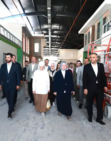 Tuba Köksal Kadın Emeği Çarşısı İnşaatını İnceledi