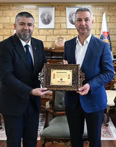 Ahmet Özkömeç’ten KSÜ Rektörü Okumuş’a Ziyaret
