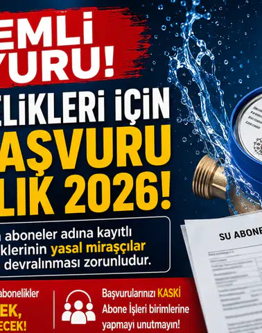 KASKİ'den Su Abonelikleri İçin Son Uyarı
