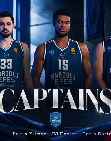 Anadolu Efes Yeni Sezon Kaptanlarını Açıkladı: Üç İsim