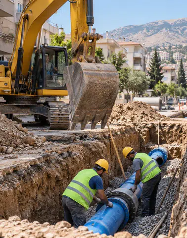 Dulkadiroğlu’nda 14 noktada altyapı işleri sürüyor