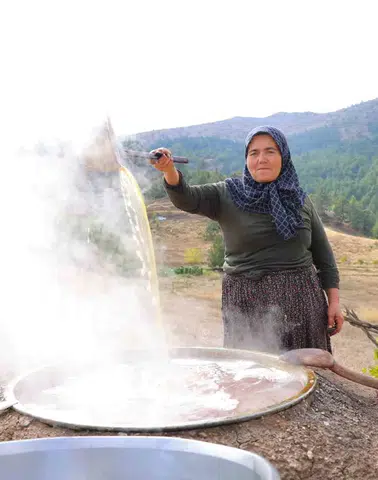 Ekinözü’nde Geleneksel Pekmez Mesaisi: Kilosu 800 Liradan