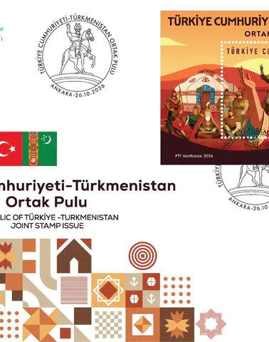 PTT'den 'Türkiye-Türkmenistan' temalı anma pulu