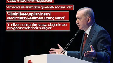 Erdoğan: "Amerika ile aramızda güvenlik sorunu var"