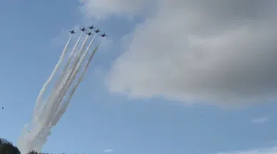Türk Yıldızları havada 100 çizdi