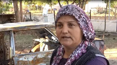 Önce oğlunu dövdüler sonra otomobili yaktılar
