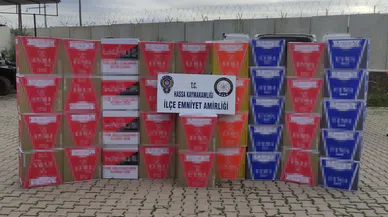 Hatay’da 1.5 milyon TL değerinde makaron ele geçirildi