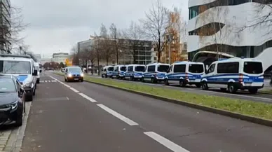 Berlin’de Cumhurbaşkanı Erdoğan’ın ziyareti için geniş güvenlik önlemleri alındı