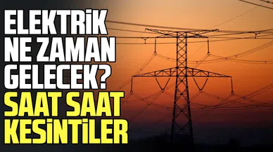 04 Kasım 2023 Cumartesi Kahramanmaraş Kesintisi, elektrik ne zaman gelecek?
