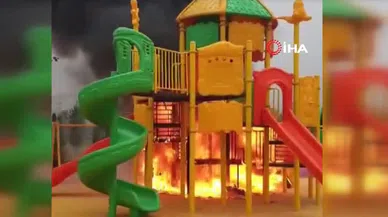 Gaziantep'te çocuk parkının yakılmasıyla ilgili 9 PKK/KCK şüphelisi yakalandı