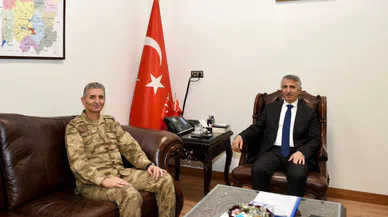 Tümgeneral Şen’den Vali Ünlüer’e ziyaret