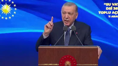 Cumhurbaşkanı Erdoğan DSİ toplu açılışında konuştu